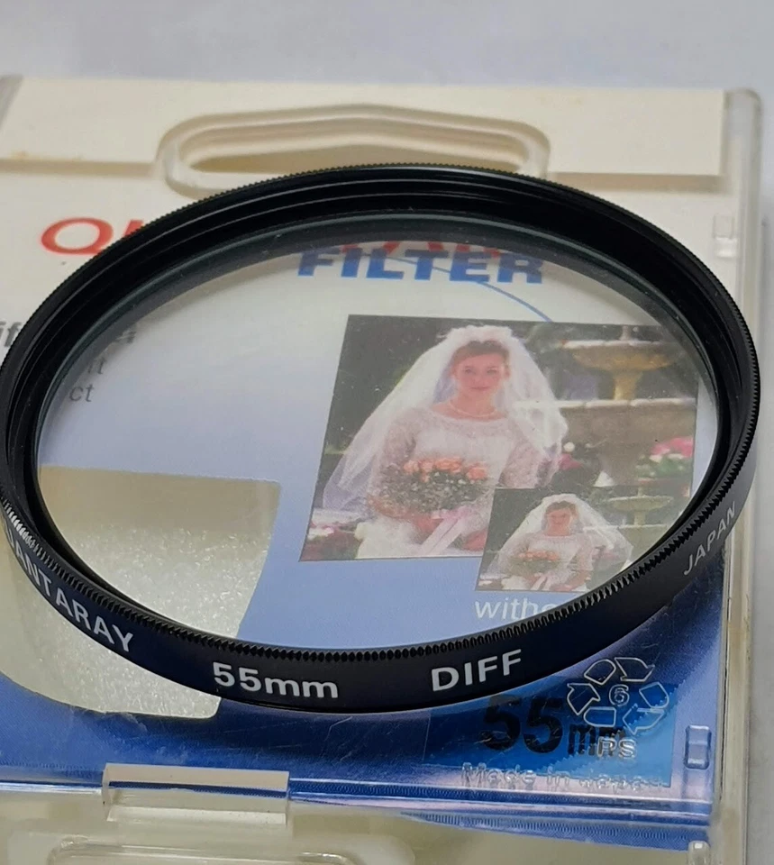 55mm Diffuser Glass Lens Filter 55 mm Diffused Soft Softer Look Diffusion - Image 3 of 3