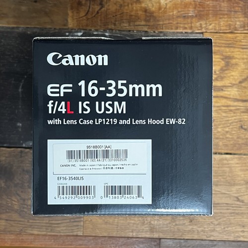 Canon EF16-35 mm f/4 L IS USM ligeramente usado + protector de lente Kenko PRO1D Japón - Imagen 22 de 24