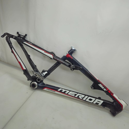 TELAIO MERIDA NINETY SIX 26" M 44 CM CARBONIO FULL MTB BICICLETTA - Picture 6 of 11