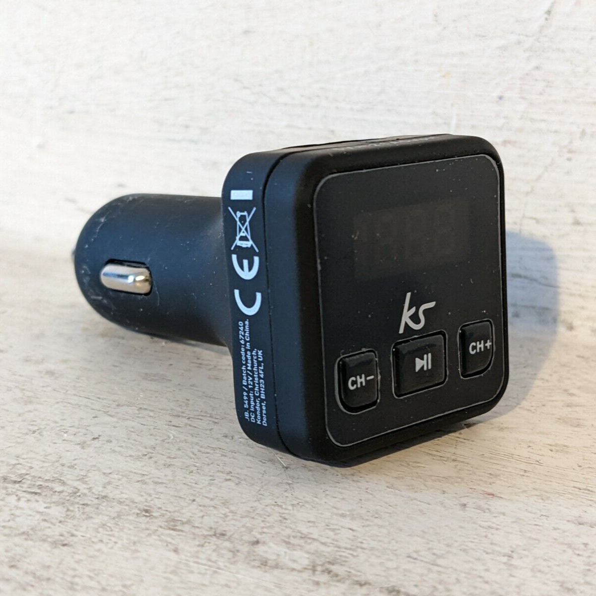 bluetooth cigarette lighter halfords KitSound MyFM2 Bluetooth in-car wireless to FM 2 transmitter adapter  converter