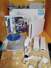 Nintendo Wii Console RVL-001 Bundle in Box Tested and Working NO SENSOR BAR DE