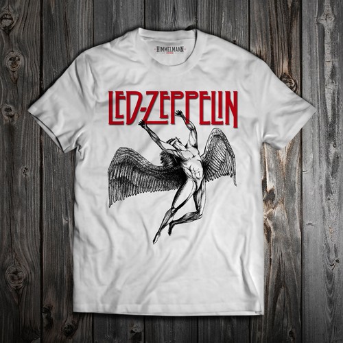 MAGLIETTA LED ZEPPELIN ANGEL T-SHIRT COTONE UOMO DONNA | eBay