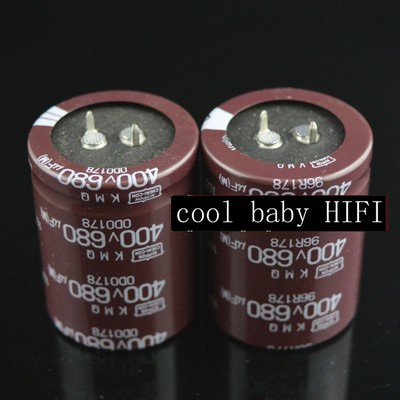 2pcs NCC Nippon Chemi-Con KMQ 680mfd 400V 680UF electrolytic Capacitor 35*45mm