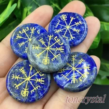5pcs Top Natural Lapis lazuli divination chakras totem quartz Crystals healing