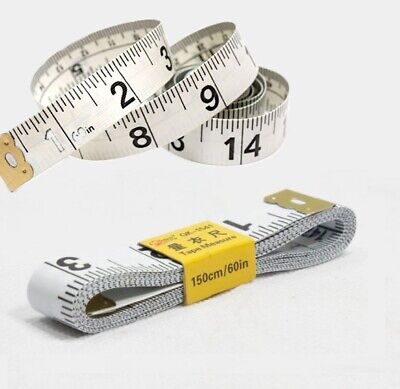 MEASURING TAPE MEASURE BODY WAIST WEIGHT HEIGHT DRESS FABRIC SEWING TAILOR RULER - Foto 2