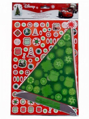 Disney Sticker Bogen Cars Dekoriere einen Weihnachtsbaum