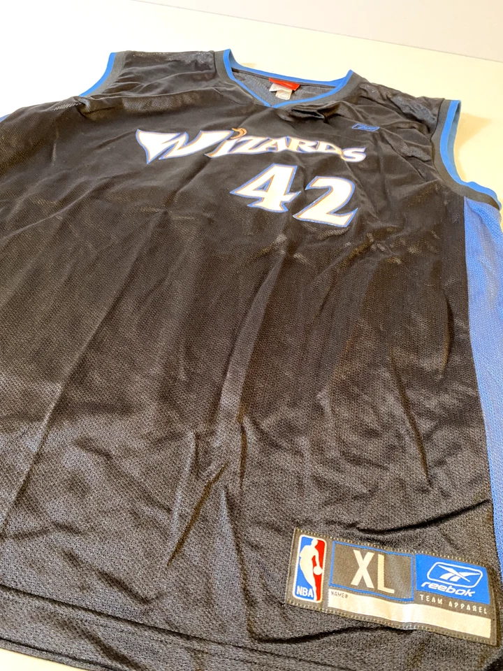 Винтажная футболка Washington Wizards Reebok NBA Jerry Stackhouse 42 черная XL - Изображение 2 из 4