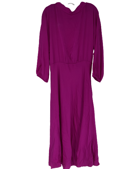 long sleeve midi slip dress Pink elegant slip midi dress, long sleeve blue satin dress, straight style dress, silky fabric dress, feathers belt, formal event dress