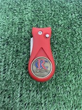 Foldable Golf Divot Repair Tool with Magnetic Golf Ball Marker  Pop-up Button