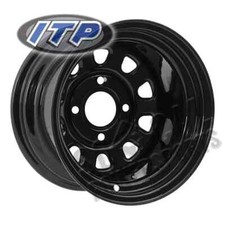 ITP Delta Steel Wheel 12x7 4/156 10mm 4+3 1225579014 NEW # 371369