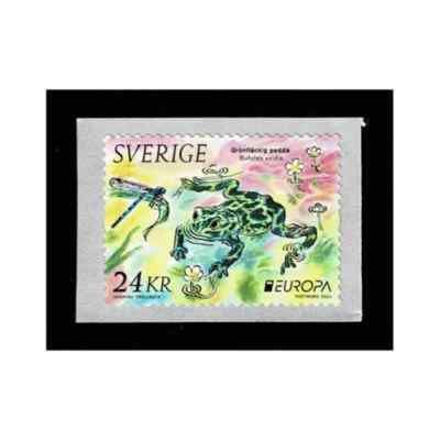 s51824 SCHWEDEN POSTFRISCH ** 2021 EUROPA 1V selbstklebend