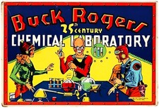 Buck Rogers 25th Century Laboratory Cover on Fridge Magnet 2.5 x 3.5" Space Man