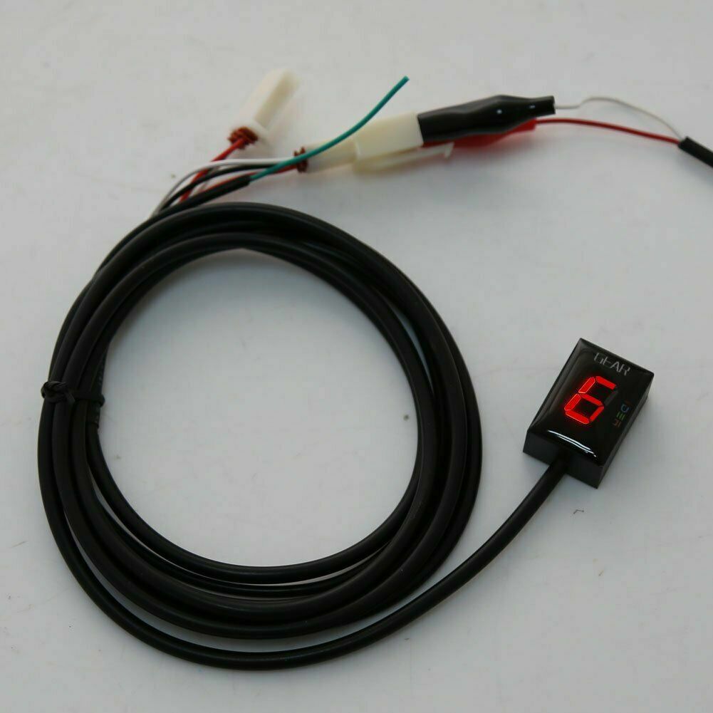 Motorcycle Gear Indicator For Honda CBR600 F4i/F4 (2001-2006) – Digital Display, 1-6 Gear, Multiple Colors