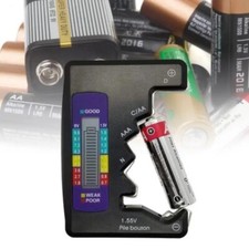 Digital Battery Capacity Gauge Tester Universal AAA AA Button Cell Load Analyzer