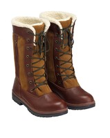 Caldene Estate 3/4 Length Country Boots Brown Leather/suede Waterproof Caldene Estate 3/4 Length Country Boots Brown Leather/suede Waterproof