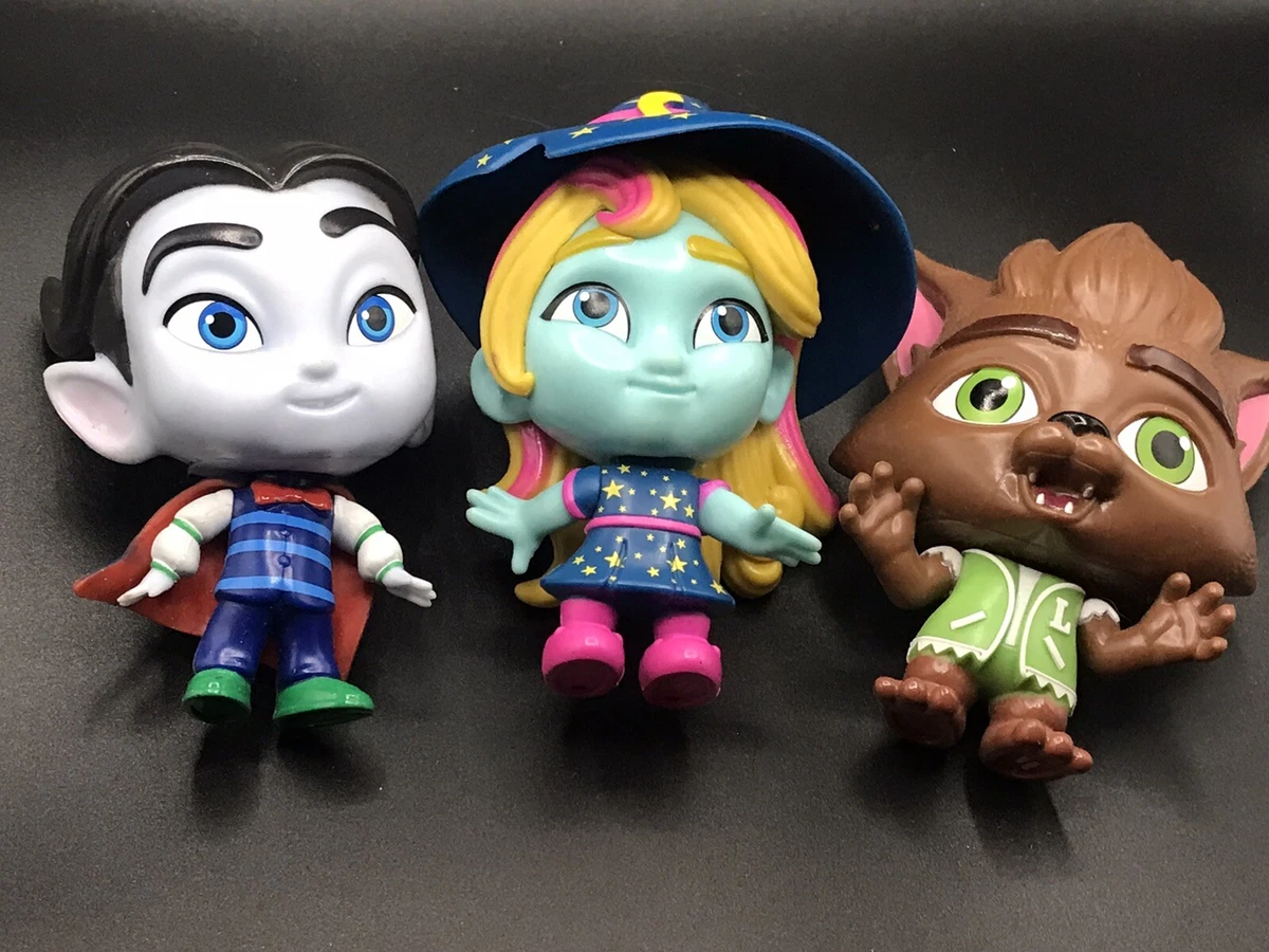 Lot of 3 Hasbro Netflix Super Monsters Figures pre owned
