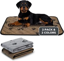 Washable Pee Pads for Dogs - Reusable Piddle Pads for Potty Training Dog, Hou...