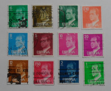 STAMPMART : SPAIN SC#1969-1986 KING JUAN CARLOS 1 12v USED STAMPS