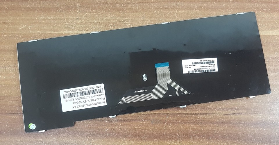 Laptop-Tastatur Keyboard Ersatz Austausch Deutsch QWERTZ ersetzt Fujitsu-Siemens Lifebook CP487051-02 CP478133-02 CP490711-02 für A530 A531 AH512 AH530 AH531 NH751