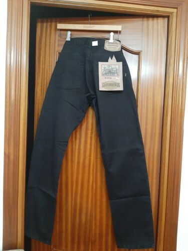 Anterior imponer Etapa Pantalón vaquero hombre tejido gabardina talla 31 color negro marca  Bonaventure | eBay