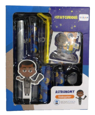 Astronomy S.T.E.A.M. learning kit kindergarten level BROWNTOYBOX NEW, BOX TORN
