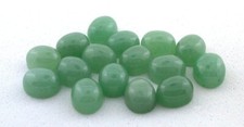 FOUR 10x8 10mm x 8mm Green Aventurine High Dome Cab Cabochon Gem Gemstone GAC5