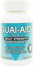 100  Guai-Aid® 600mg Mucus & Cold Relief 8hr Veg. Guaifenesin Capsules