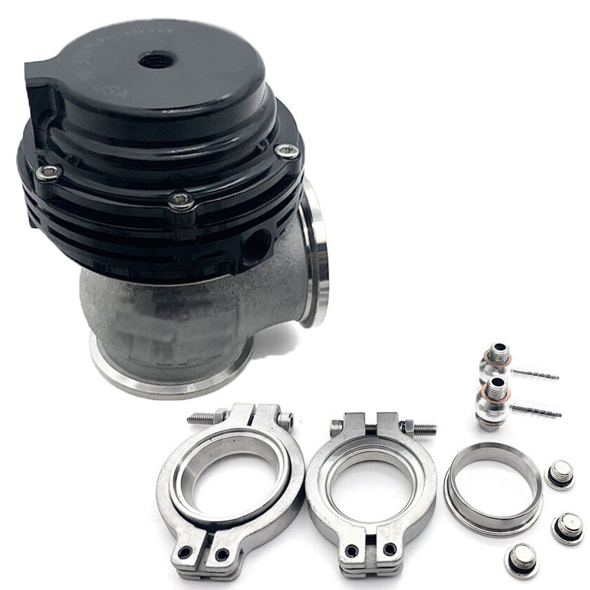 Racing 38mm External Turbo Wastegate Black Fits Tial Springs