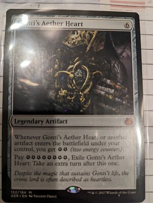 MTG 1X Gonti's Aether Heart X1 Aether Revolt Magic - LP