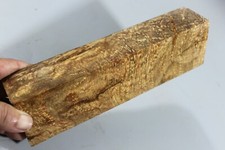 Pen/Game Calls Spalted Golden Camphor Wood Turning Blank 9.25"x2.5"x0.5" 1.8"