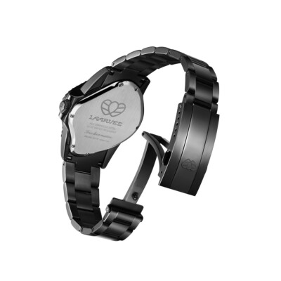 Laarvee PEA001R Watch Limited PVD BLK: Black Bezel & Black Laarvee PEA001R Watch Limited PVD BLK: Black Bezel & Black