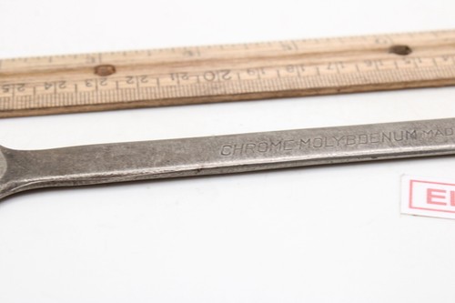 Chrome Molybdenum 17/32" x 7/16" SAE Chrome Open End Tappet Wrench - Picture 4 of 9