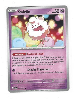 Swirlix 089/167 Common Twilight Masquerade Pokemon TCG | eBay