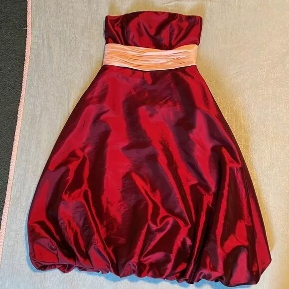 Burgundy dress next clearance