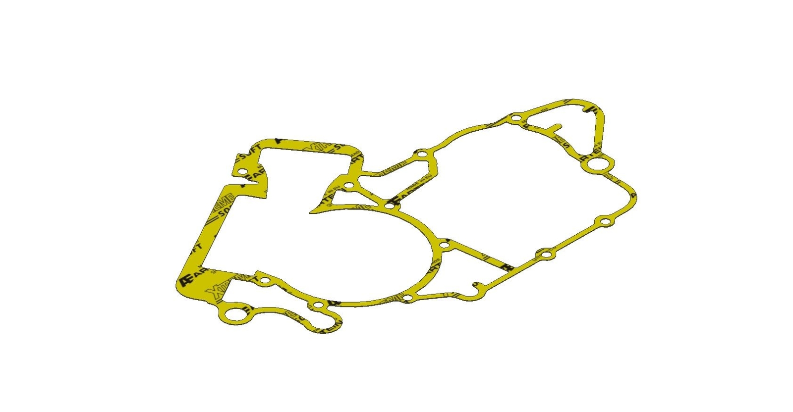 Joint de carter moteur central étanche et thermique pour KTM EXC 125