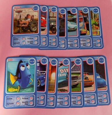 2010 Disney PIXAR Auchan Card Used Single