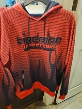 Nearfall Firebird Wrestling Hooded Pullover Long Sleeves. Size L Gorgeous