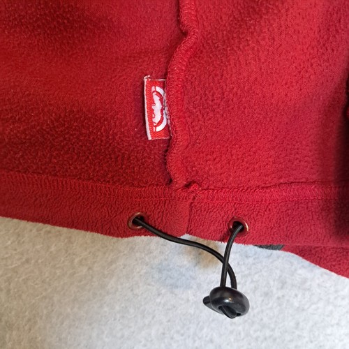 Sudadera con Capucha Vintage ECKO UNLTD Para Hombre Grande Y2K Cremallera Completa Bordada Rojo Gris Capucha - Imagen 8 de 13