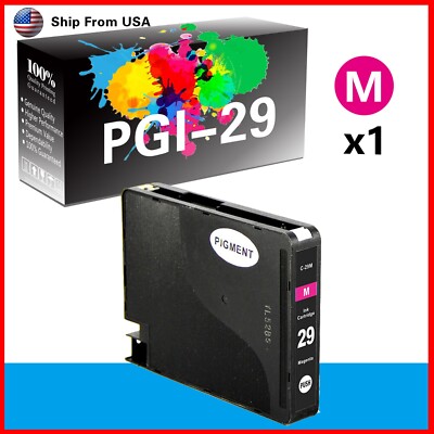 1-Pack of Magenta PGI-29 PGI29 Ink Cartridge PGI29M for PIXMA Pro-1 Printer