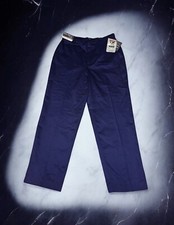 JC PENNEY Navy Blue MOTION PANTS Stretch Women's 16 PETITE Easy Care USA MADE