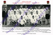 ENGLAND (v New Zealand) 1954 RUGBY TEAM PHOTOGRAPH