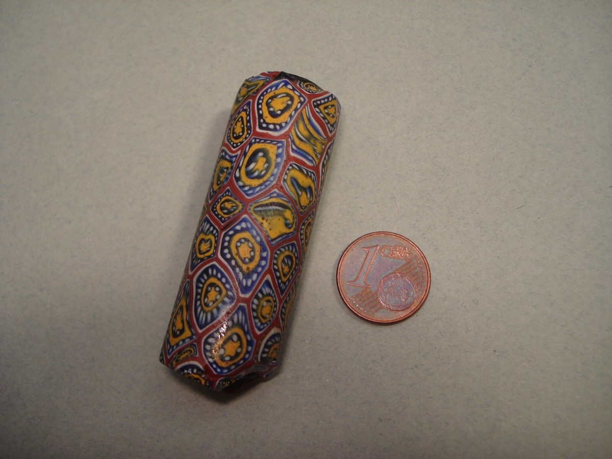 Ancienne Perle commerce Afrique Verre Murano Venise