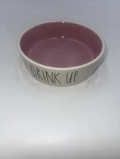 Rae Dunn Cat Bowl Dish DRINK PINK Artisan Collection By Magenta 
