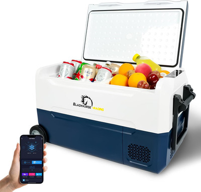 Portable 12V Car Refrigerator, 37QT WiFi Control, -4  to 68  for Travel & Campin