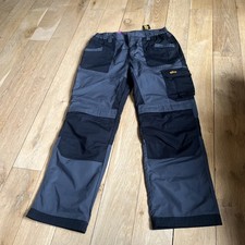 Site Komondor Work Trousers Size 38/32 Black and Grey BNWT