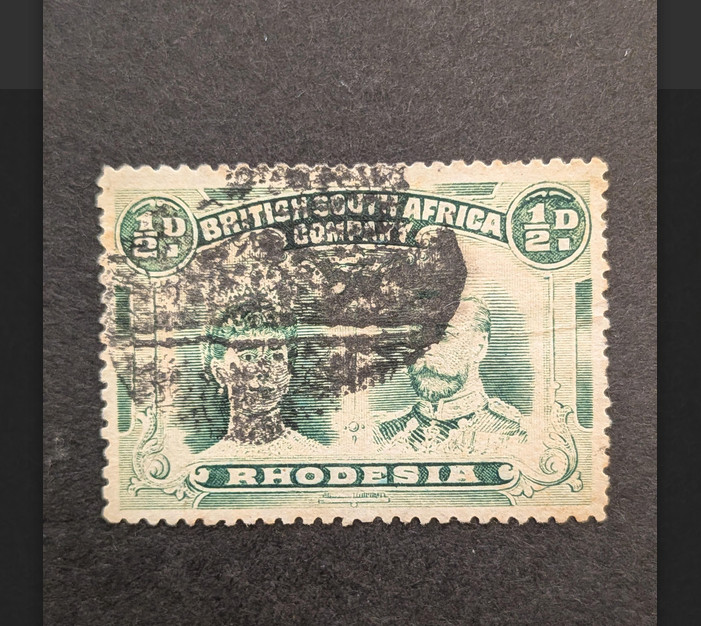 RHODESIA VALUE STAMP # 101