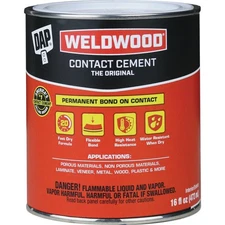 DAP Weldwood Pt. The Original Contact Cement 7079800271, 16 Fl Oz.