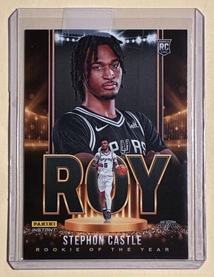 Stephon Castle 24-25 PANINI INSTANT NBA NO. AW-ROY ''ROOKIE OF THE YEAR'' (A)