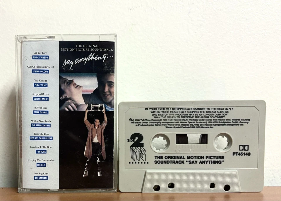 Say Anything (Cassette Tape, 1989) Movie Soundtrack Foto 2 de 4