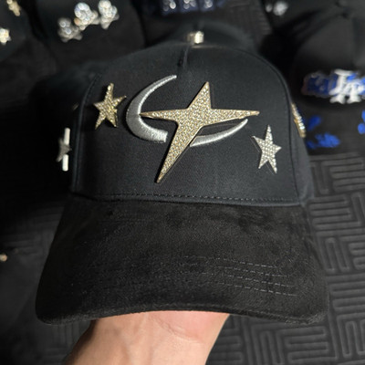 Barbas Hats x CT ''CT Galaxy'' Limited Edition Snapback Cap - Black / Gold Accent
